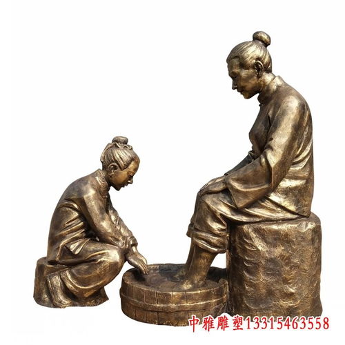 鑄銅打造二十四孝雕像 成都紫銅與鋼雕的藝術(shù)呈現(xiàn)